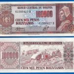 Tờ 100.000 Pesos Bolivaianos của Bolivia – Tôn vinh thành quả cải cách ruộng đất