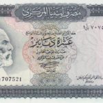 Anh hùng dân tộc Omar Mukhtar trên tờ 10 Dinar của Libya
