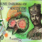 What is inside the 10,000 Brunei Dollars?