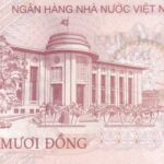 What building is on the back of Vietnam’s 50VND commemorative banknote?