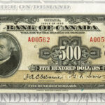 Heritage sells Canadian $500 bill at record price